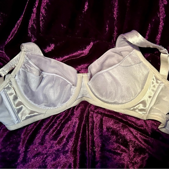 Frederick's of Hollywood Shimmering Silver Bra - Picture 2 of 4